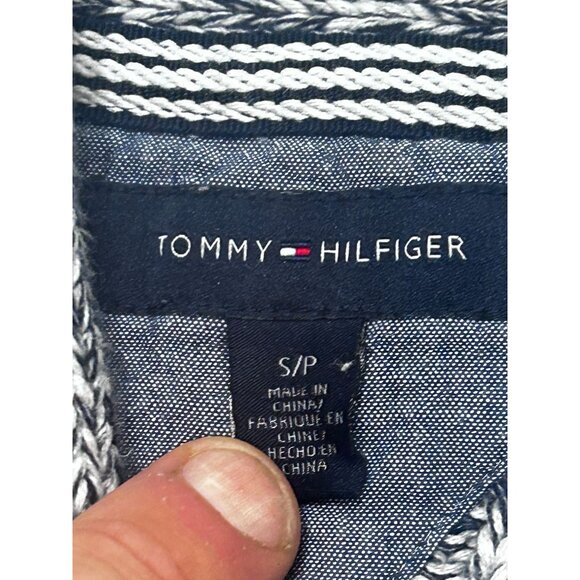 Tommy Hilfiger Knitted Cardigan Sweater Men's Size Small Long Sleeve Multicolor - Picture 4 of 9